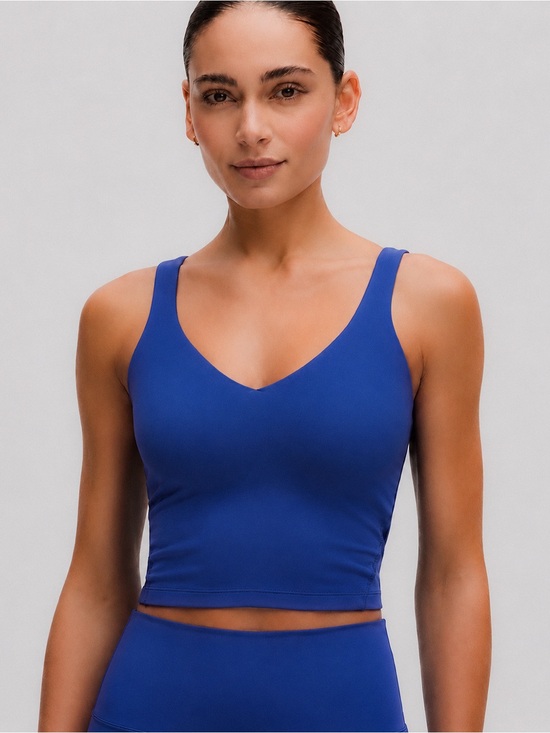 lululemon athletica Tops - Lululemon Align Tank Top NWOT Size 2 Clubhouse Blue Crop